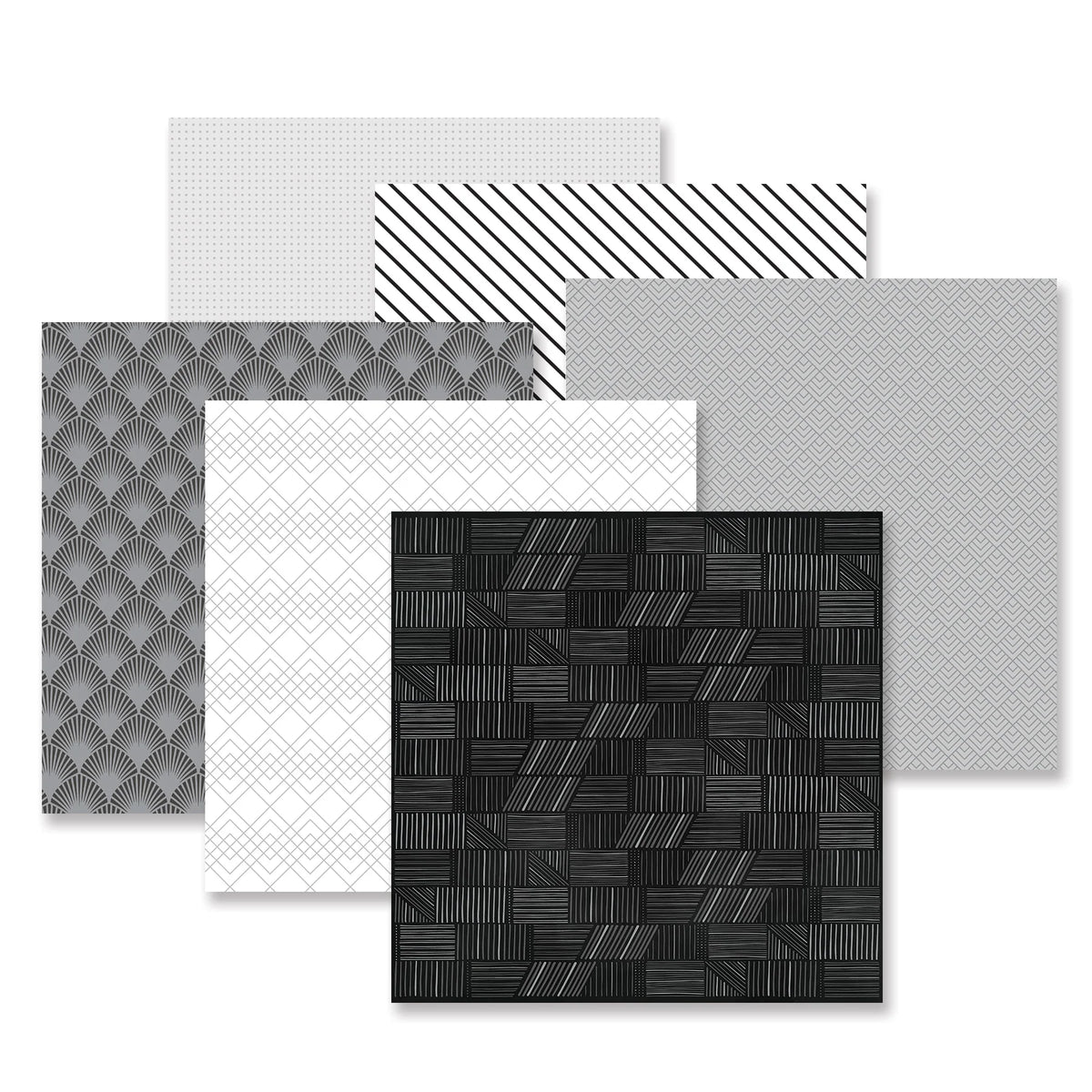 12x12 Diploma Days Tone-on-Tone Paper Pack (6/pk)