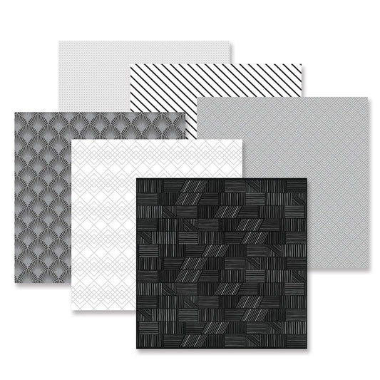 12x12 Diploma Days Tone-on-Tone Paper Pack (6/pk)