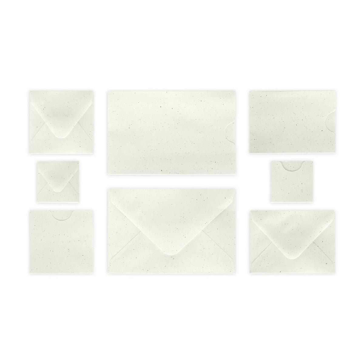 Envelope & Pocket Set (24/pk) - White Speckle