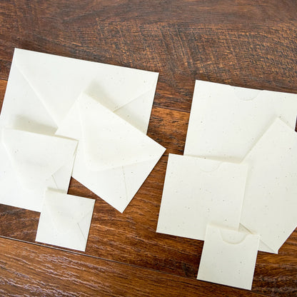 Envelope & Pocket Set (24/pk) - White Speckle