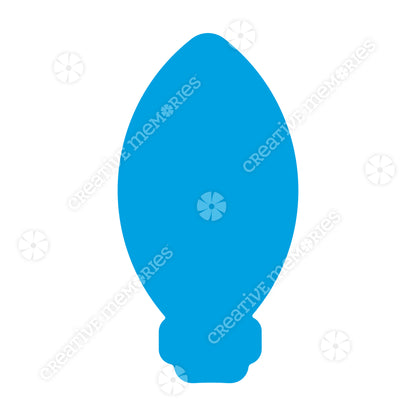Festive Lightbulb Shape Punch