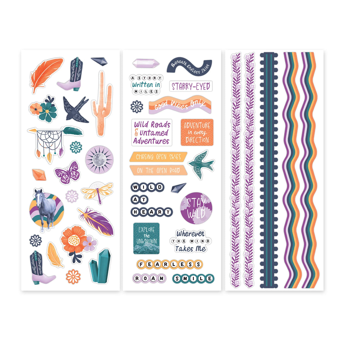 Free Spirit Stickers (3/pk)