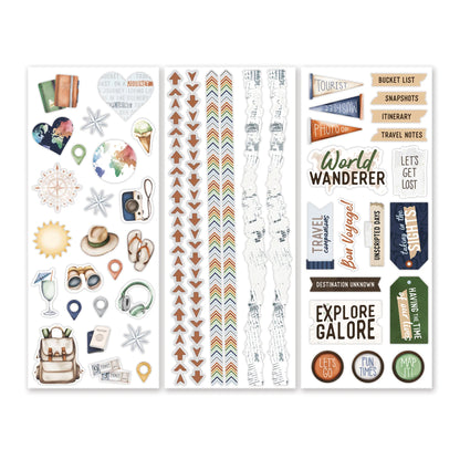 Global Getaway Stickers (3/pk)