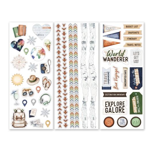 Global Getaway Stickers (3/pk)