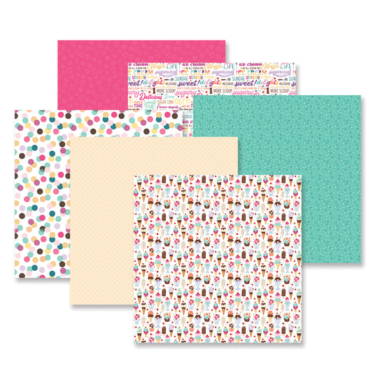 Ice Cream Social Designer Paper