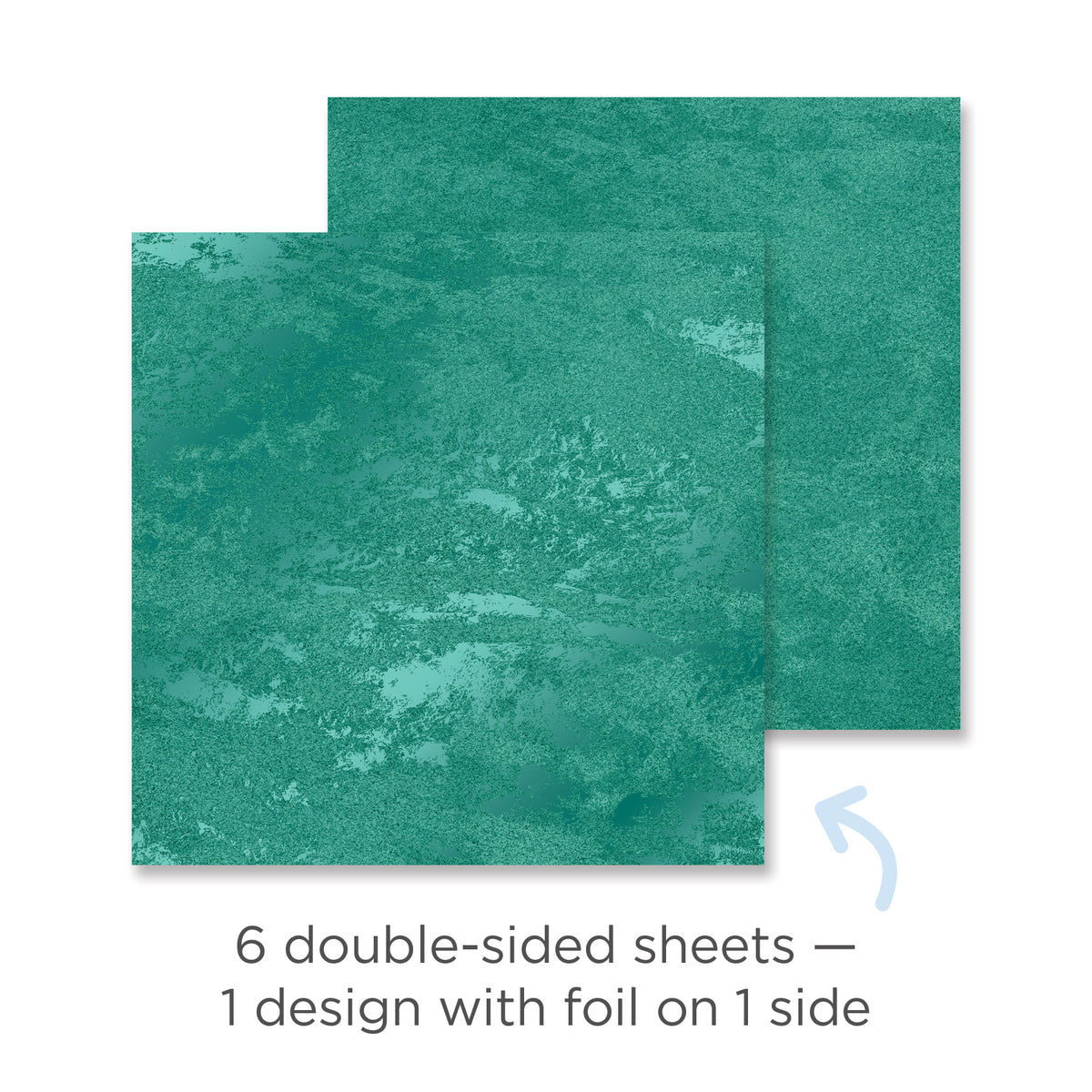 Island Waters Molten Lava Foiled Paper (6/pk)