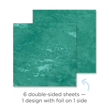 Island Waters Molten Lava Foiled Paper (6/pk)
