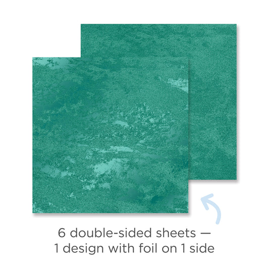 Island Waters Molten Lava Foiled Paper (6/pk)