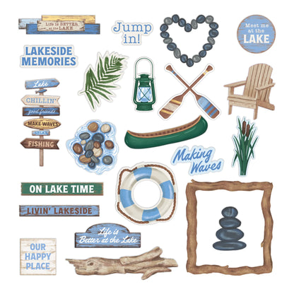 Lakeside Memories Embellishments (40/pk)