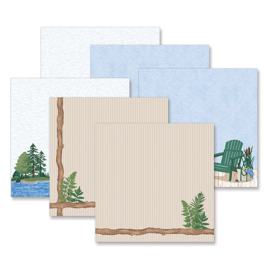 Lakeside Memories Fast2Fab-Inspired Paper Pack (6/pk)