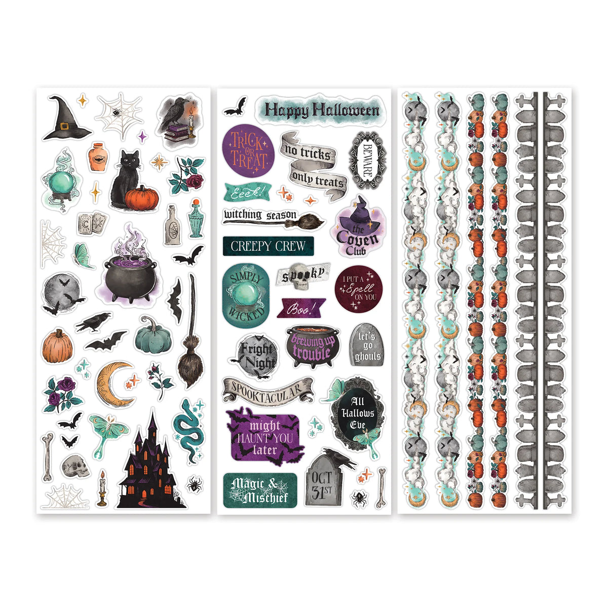 Midnight Magic Stickers (3/pk)