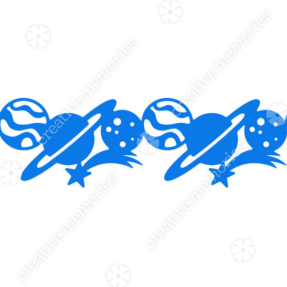 Out in Space Border Punch