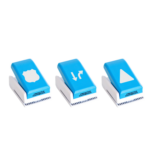 Road Signs Mini Trio Punch Set (3/pk)