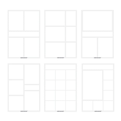 Scrap Journal Templates (6/pk)