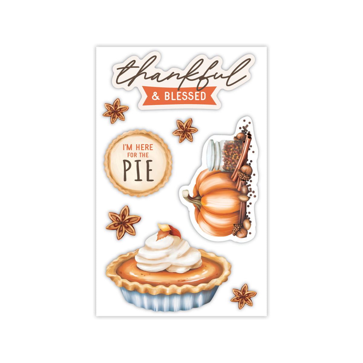 Thankful UV Embellishments