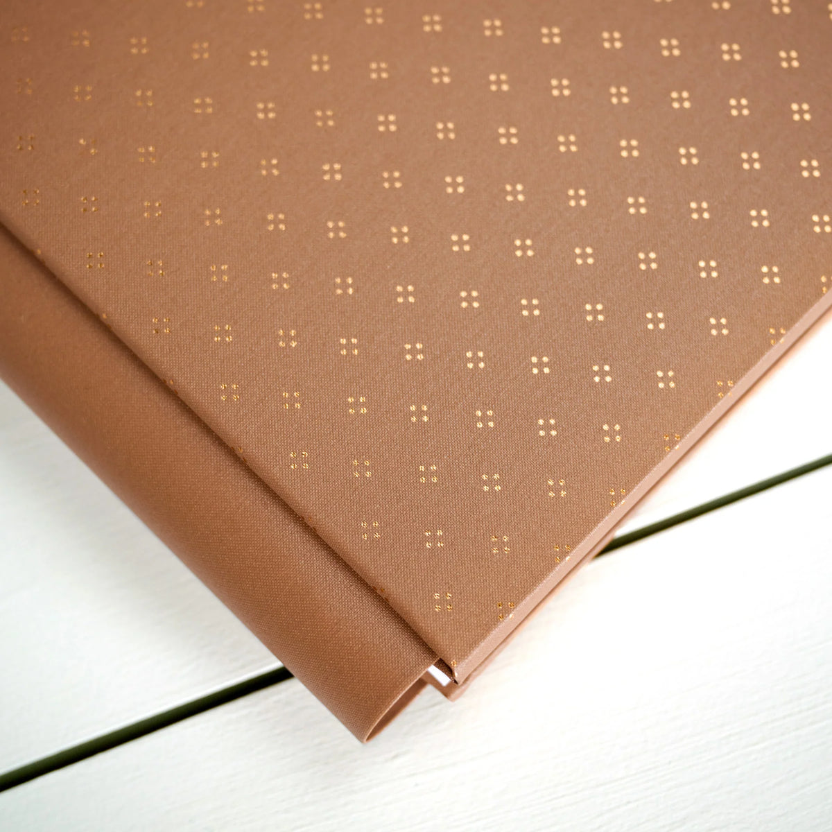 Weathered Indigo Scrap Journal - Caramel