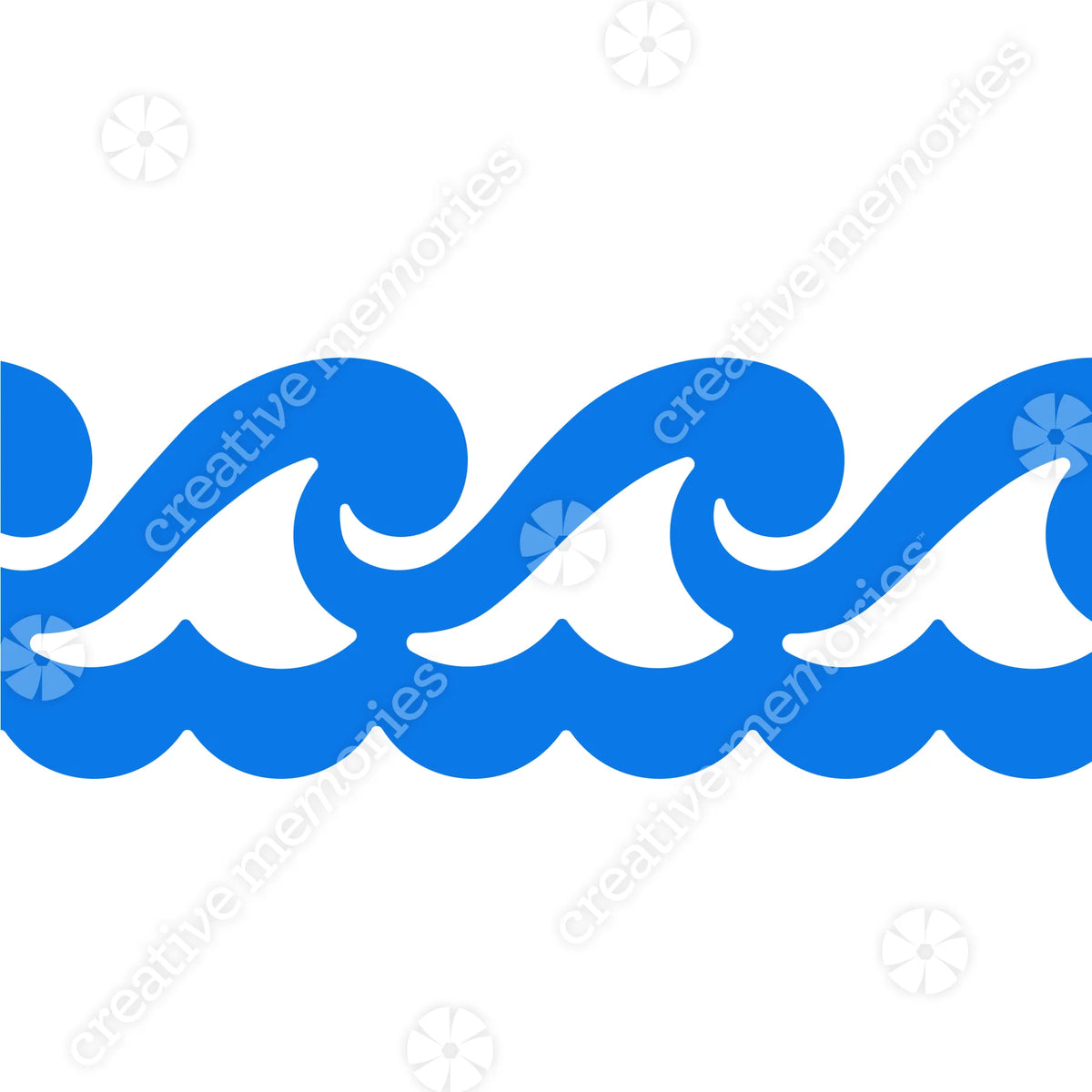 Whitecapped Waves Border Punch