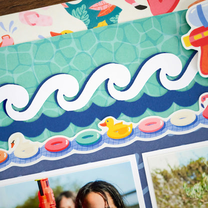 Whitecapped Waves Border Punch