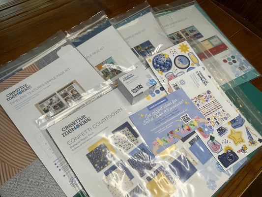 Secret Box 2025 Box #5 – CONFETTI COUNTDOWN & Page Kit Collection
