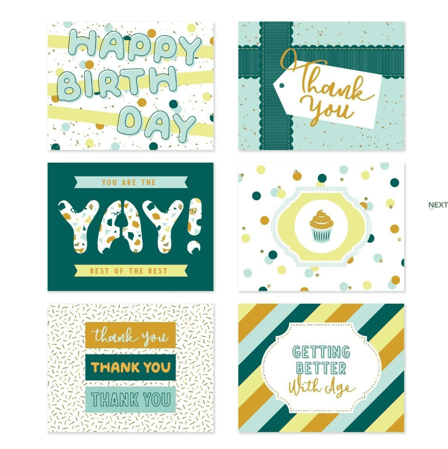 Cue the Confetti Card Kit (12/pk)