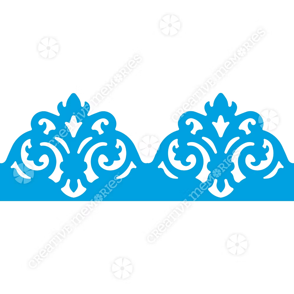 Damask flourish Frame Punch