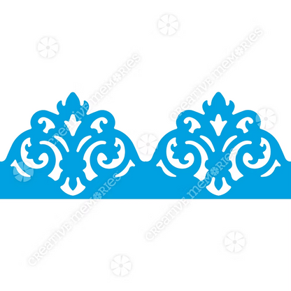 Damask flourish Frame Punch