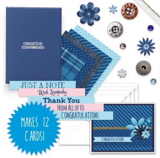 Denim Blues Card Kit