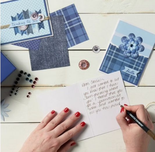 Denim Blues Card Kit