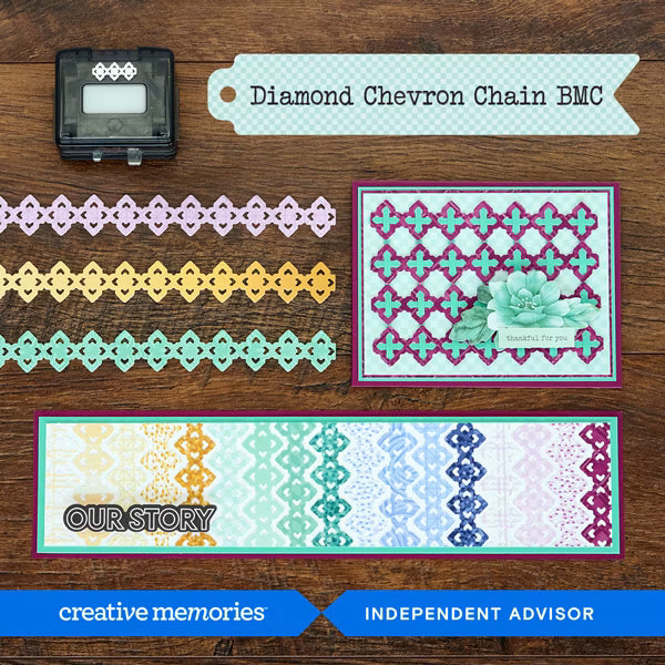 Diamond Chevron Chain Border Maker Cartridge