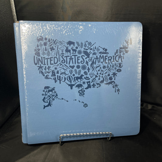 United We Stand 12x12 Foiled Album Cover - Storm Blue