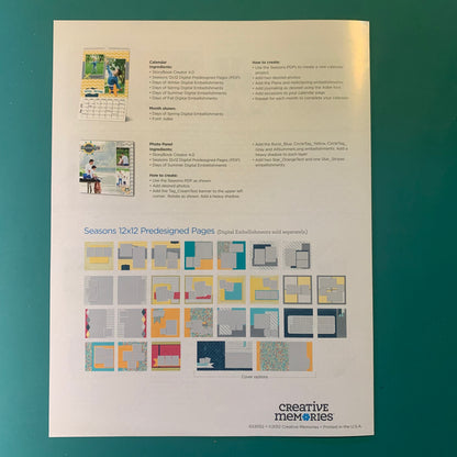 Seasons Designer Paper Pack