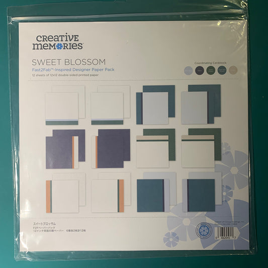 Sweet Blossom Fast2Fab-Inspired Designer Paper Pack