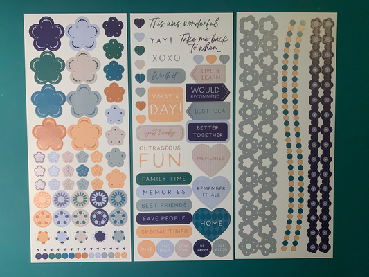 Sweet Blossom Designer Stickers