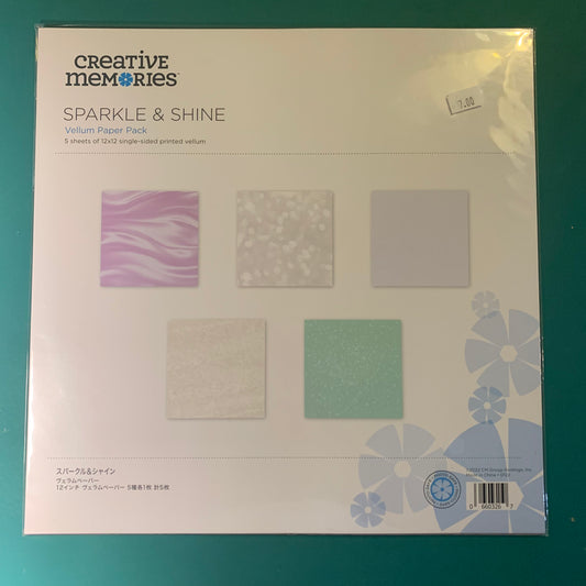 Sparkle & Shine Vellum Paper Pack