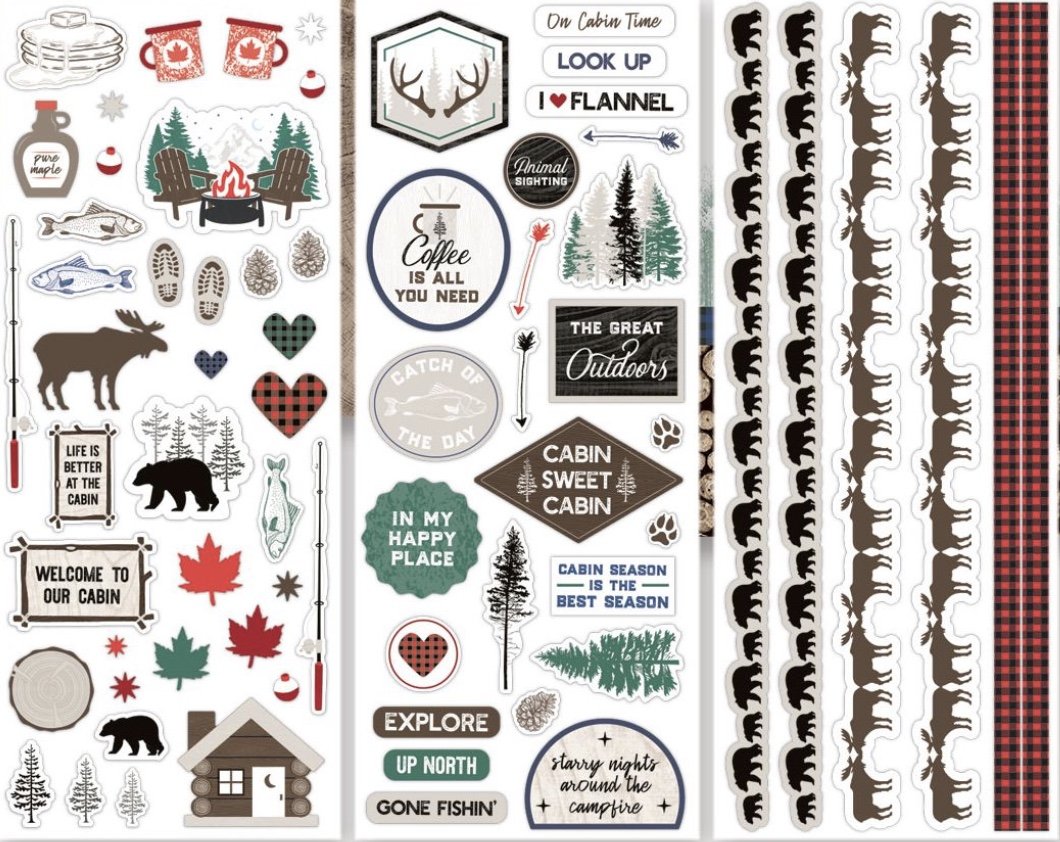 Cabin Time Stickers