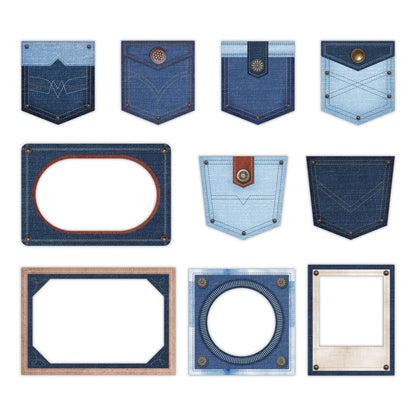 Denim Revival Frame & Jean Pocket Embellishments