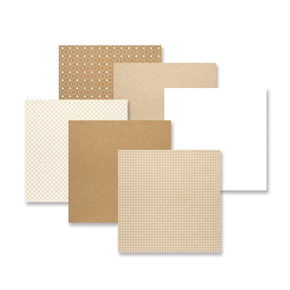 Kraft Dots 5x7 Envelope Paper Pack