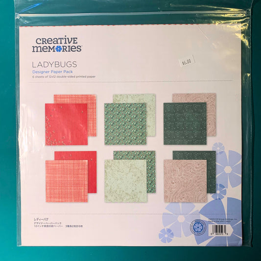 Lady Bugs Designer Paper Pack