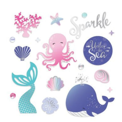 Mermaid-themed product line from Creative Memories on a white background
