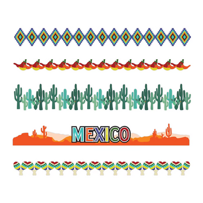 Mexico Laser Cut Borders (5pk)