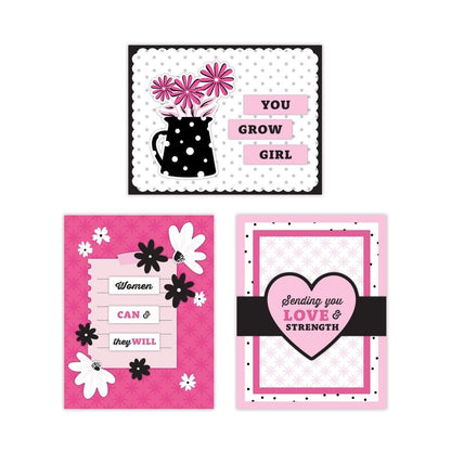 Pink Power Trio Card Kit