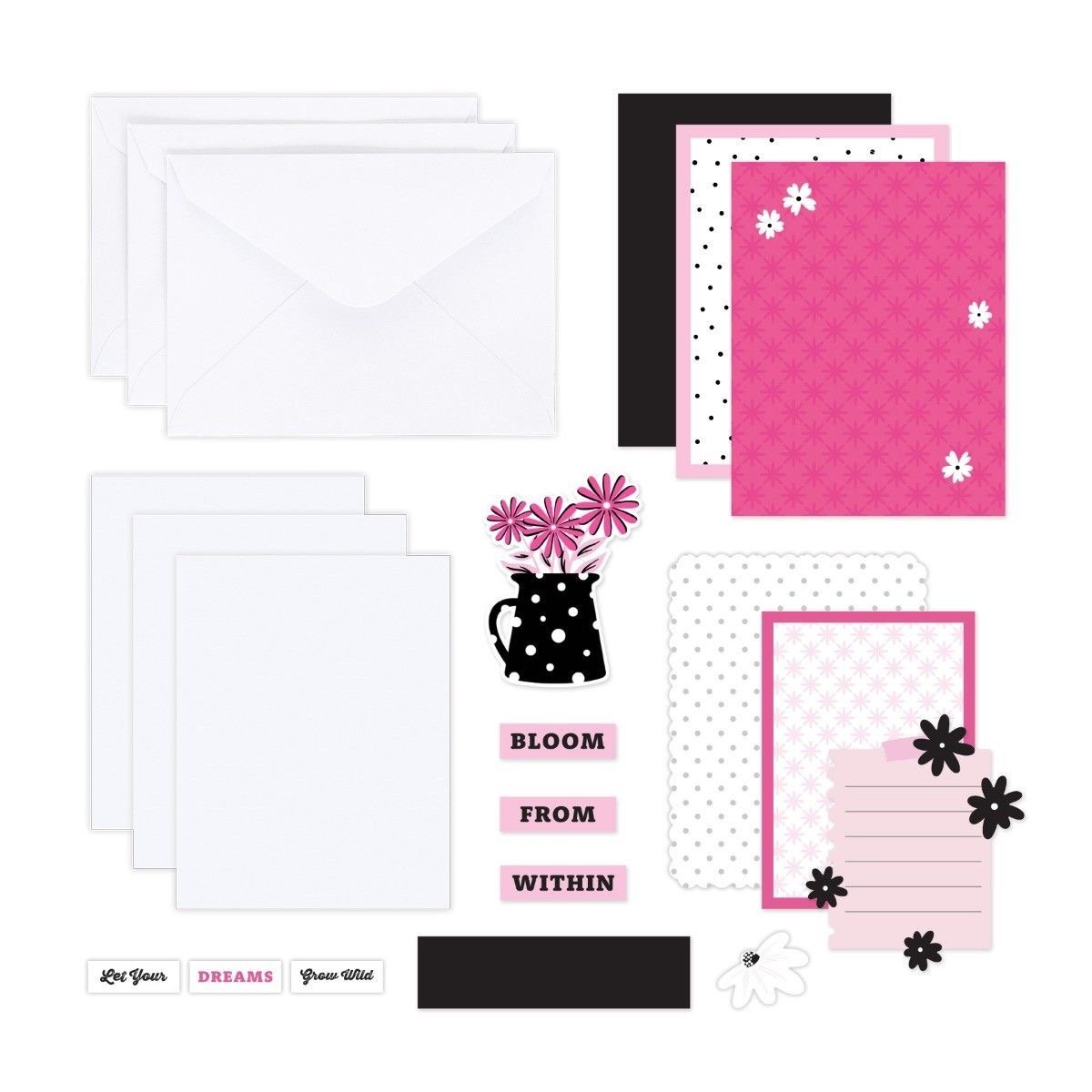 Pink Power Trio Card Kit