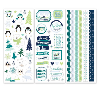 Winter Frolic Stickers