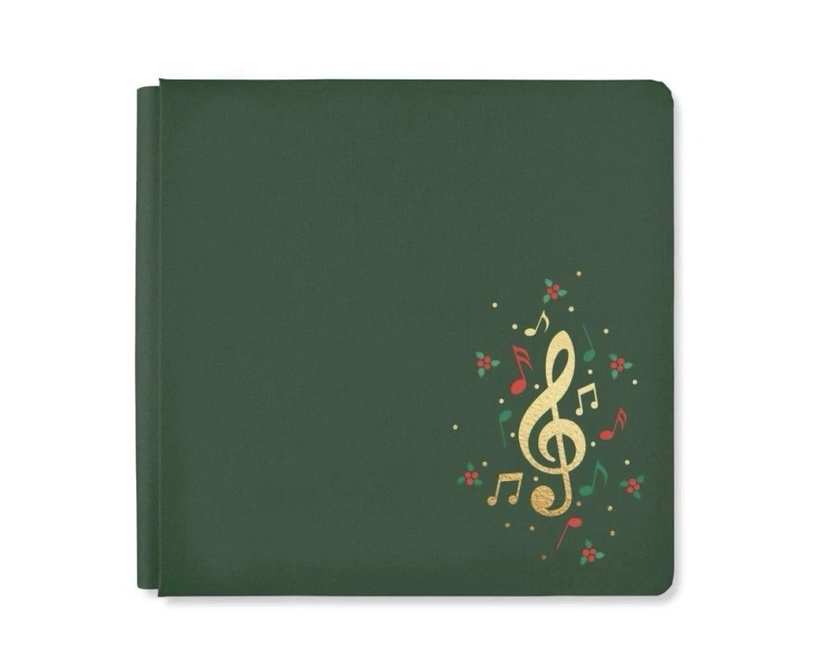 Sounds of Christmas 12x12 Forest Green Foiled Album Cover