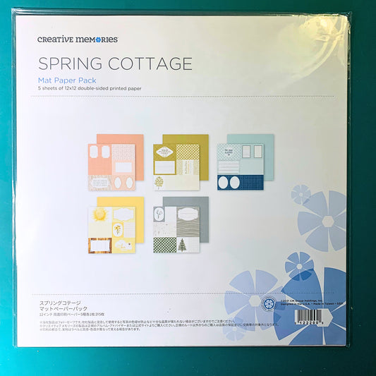 Spring Cottage Mat Paper Pack
