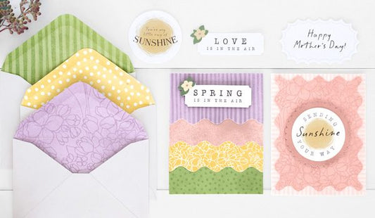 Springtime Sentiments Trio Card Kit