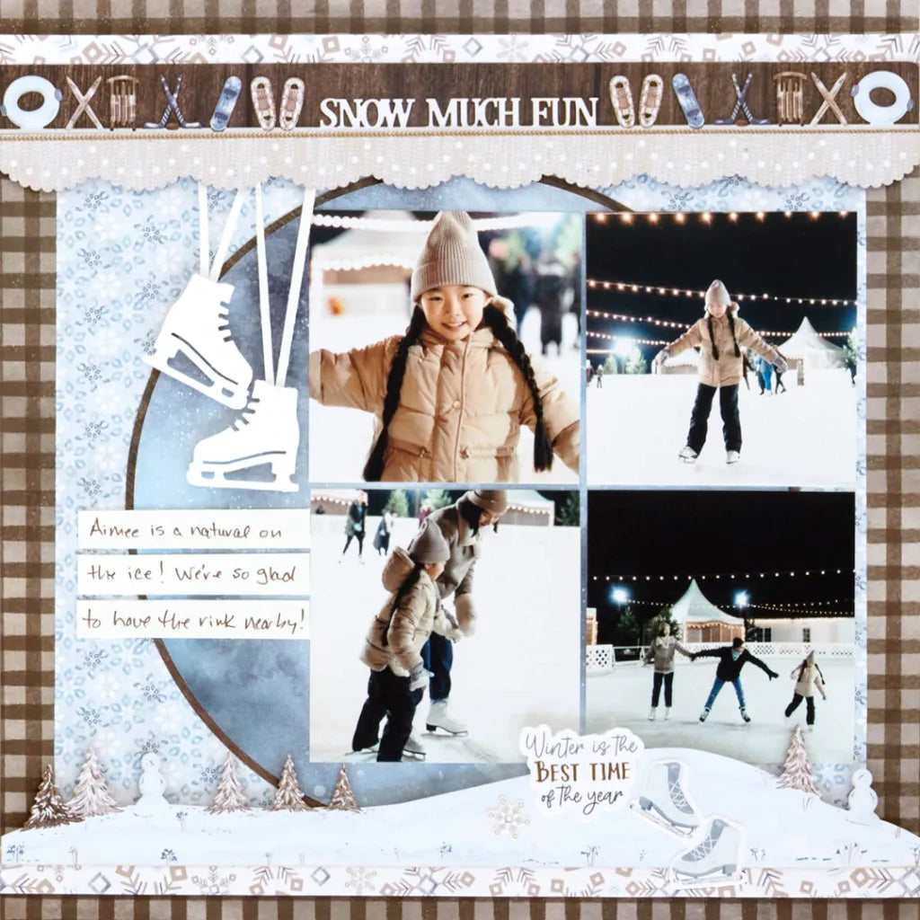 Ice Skate Shape Punch