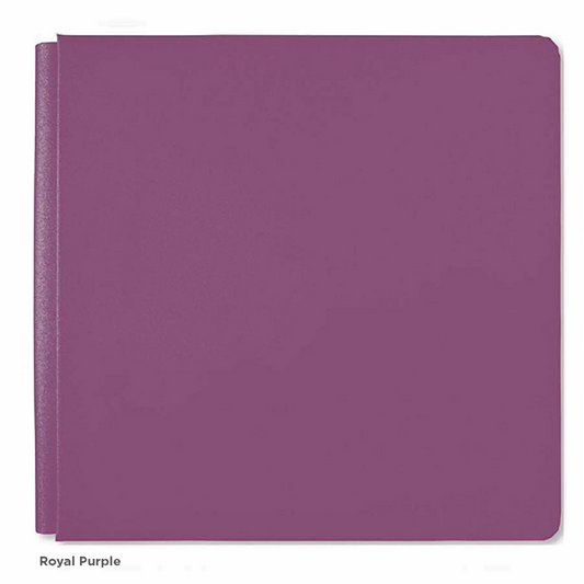 Royal Purple 12x12 Bookcloth Album Cover
