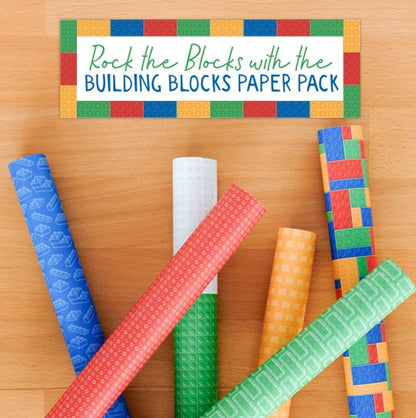 Building Blocks Designer Paper Pack