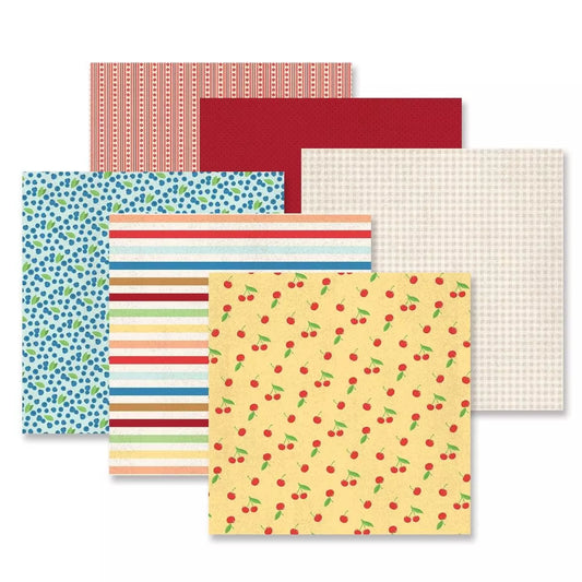 Berry Harvest Paper Pack (12/pk)